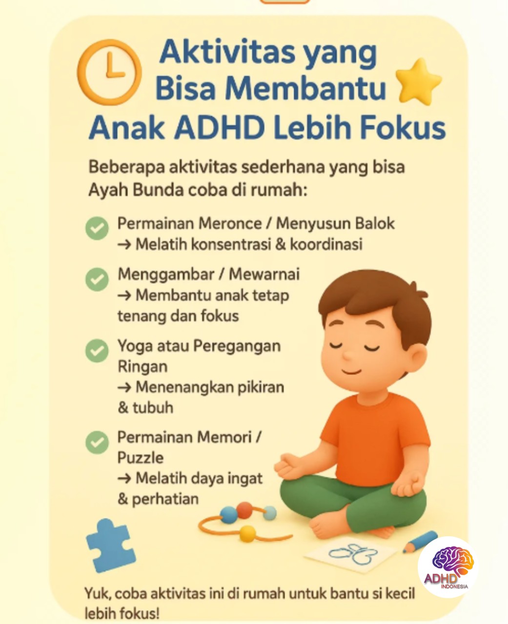 Pendekatan Edukatif yang Tepat untuk Anak ADHD di Kota Manado