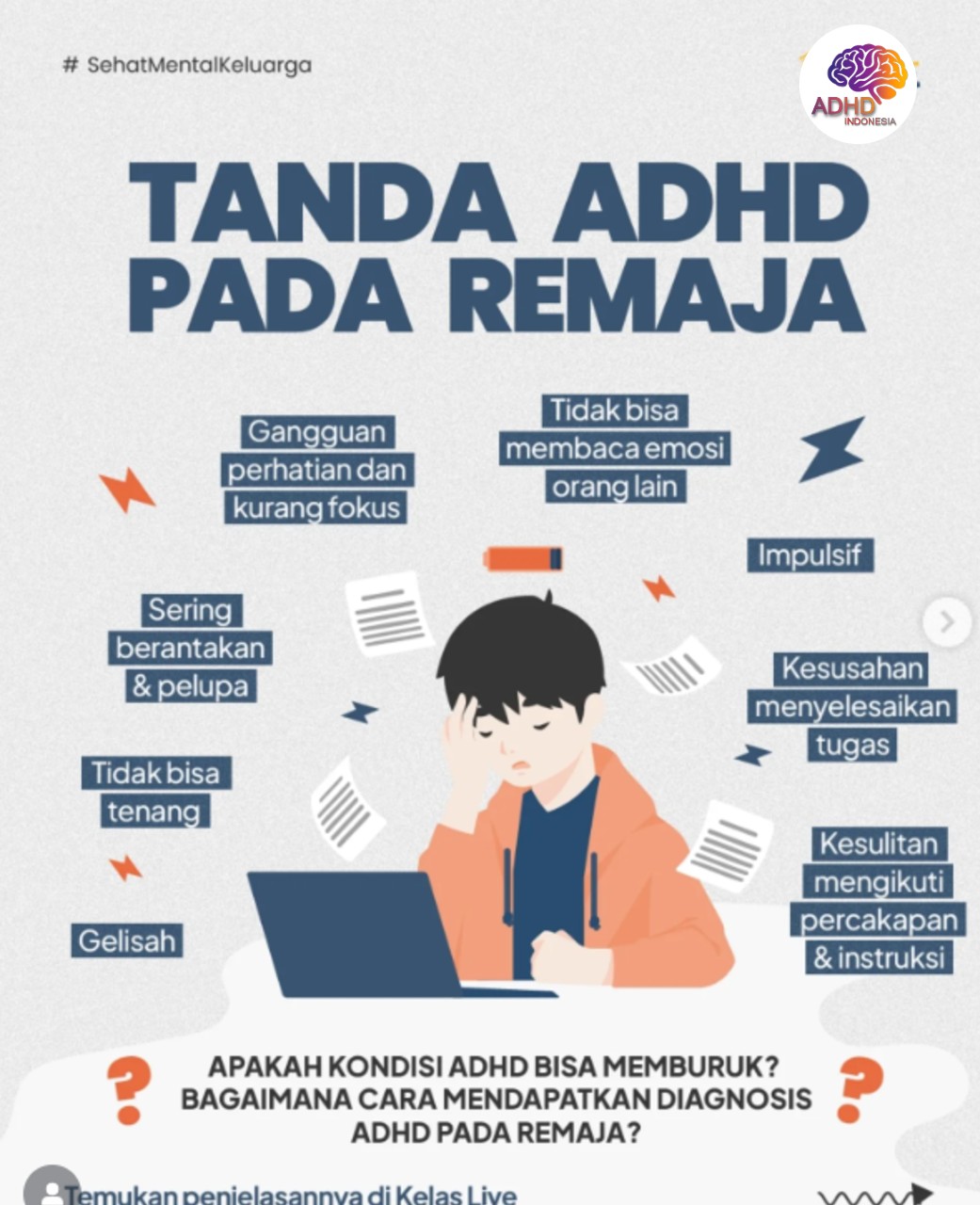 Screening ADHD Non-Diagnostik: Edukasi Awal bagi Orang Tua di Kota Manado